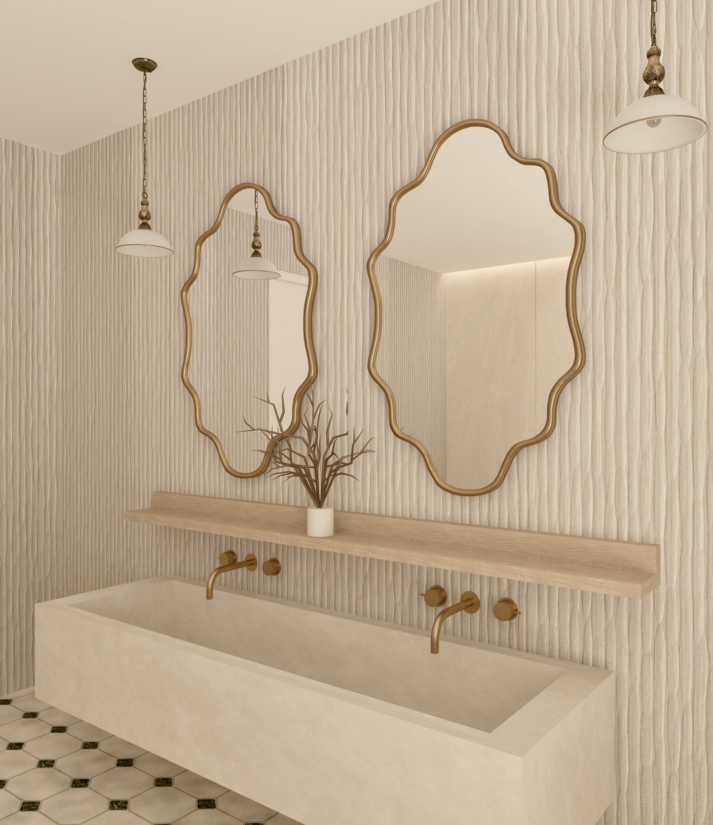 Dubai Irregular Wall Mirror