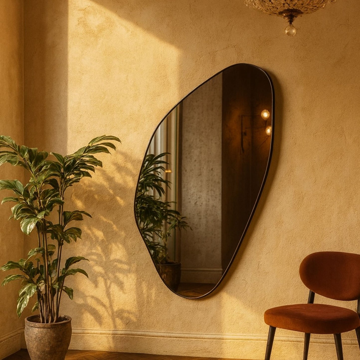 Capri Irregular Elegant Mirror