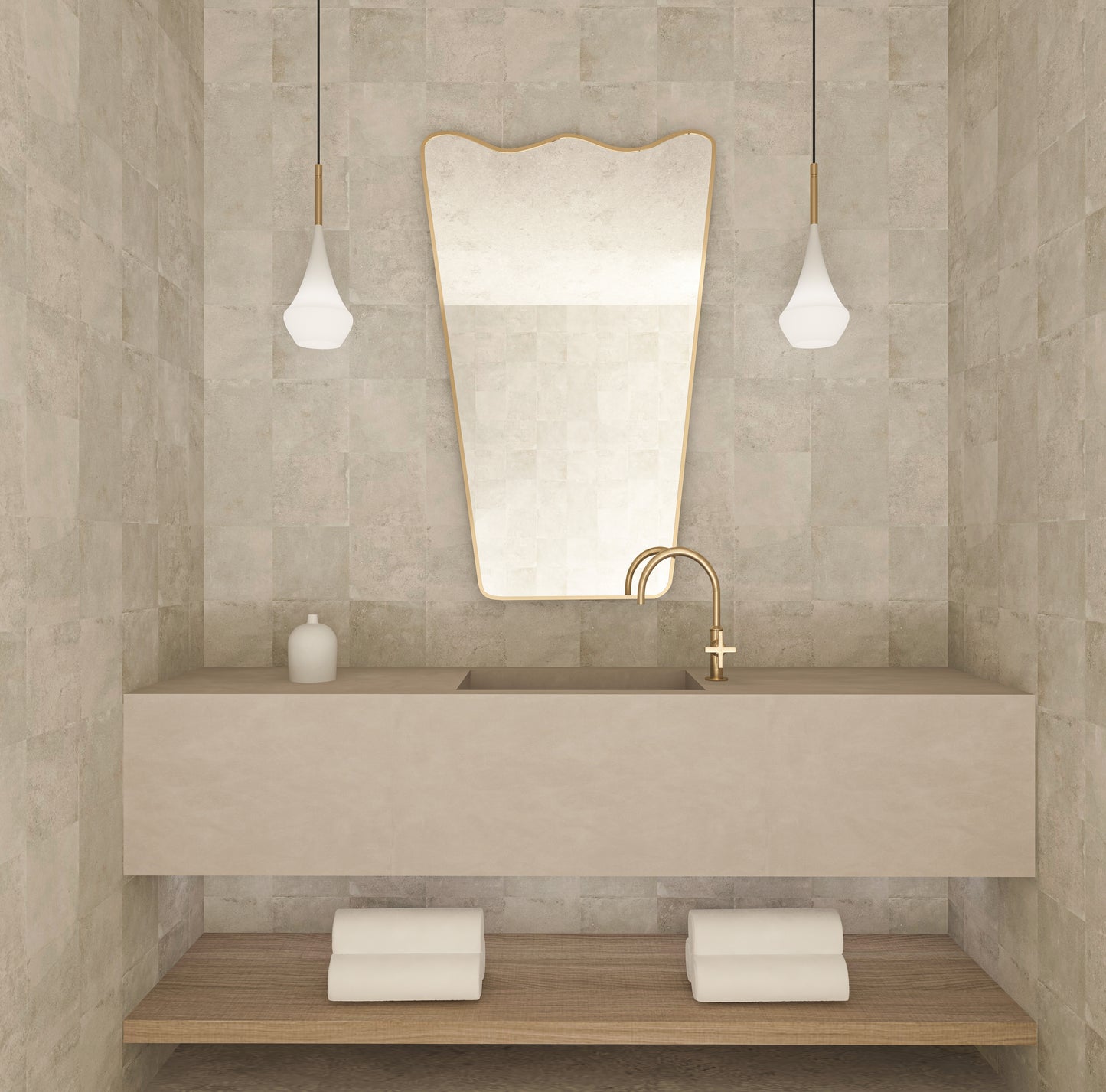 Wavy Irregular Mirror