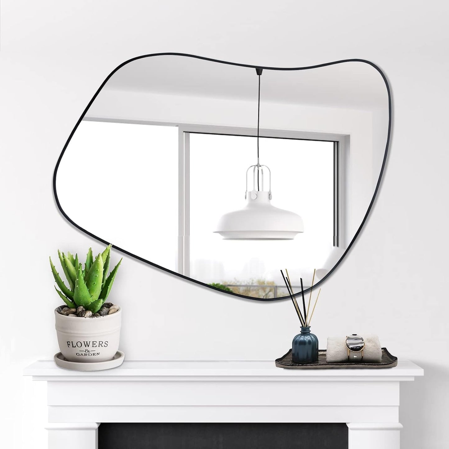 Irregular Mirror, Asymmetrical Wall Mirror