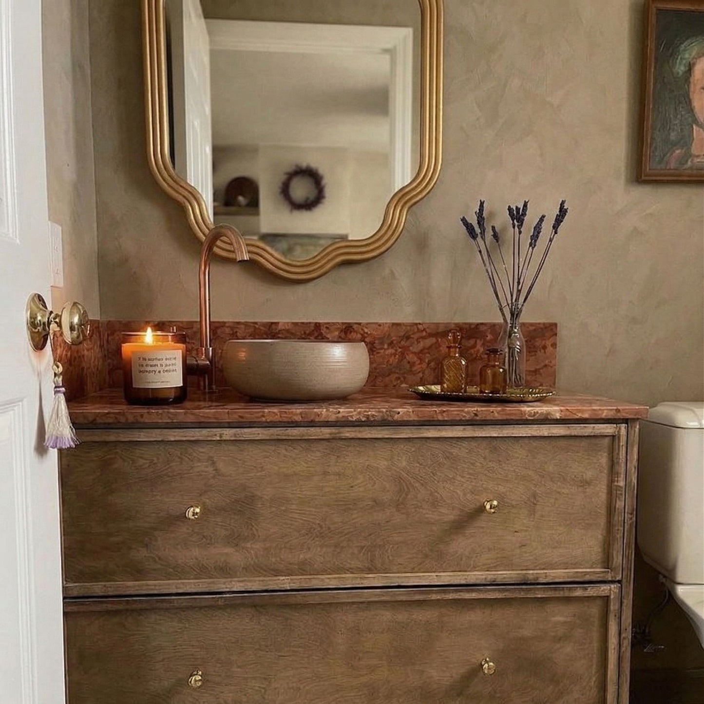Three Ways Irregular Decorative Mirror