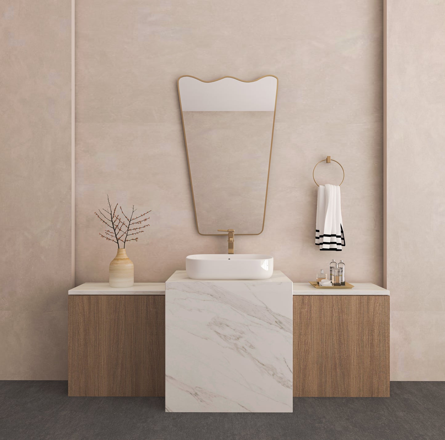 Wavy Irregular Mirror