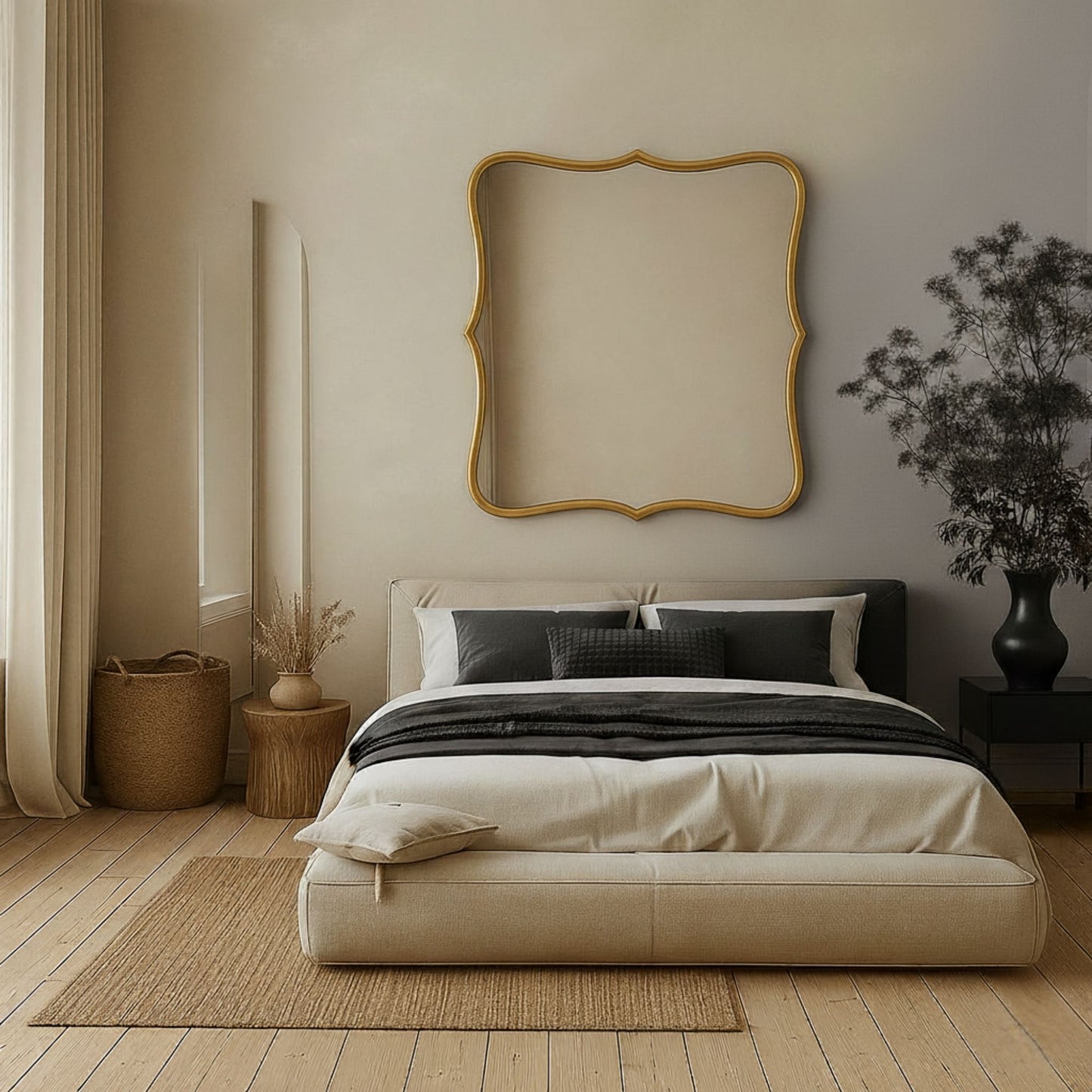 Ayvacık Asymmetrical Wall Mirror