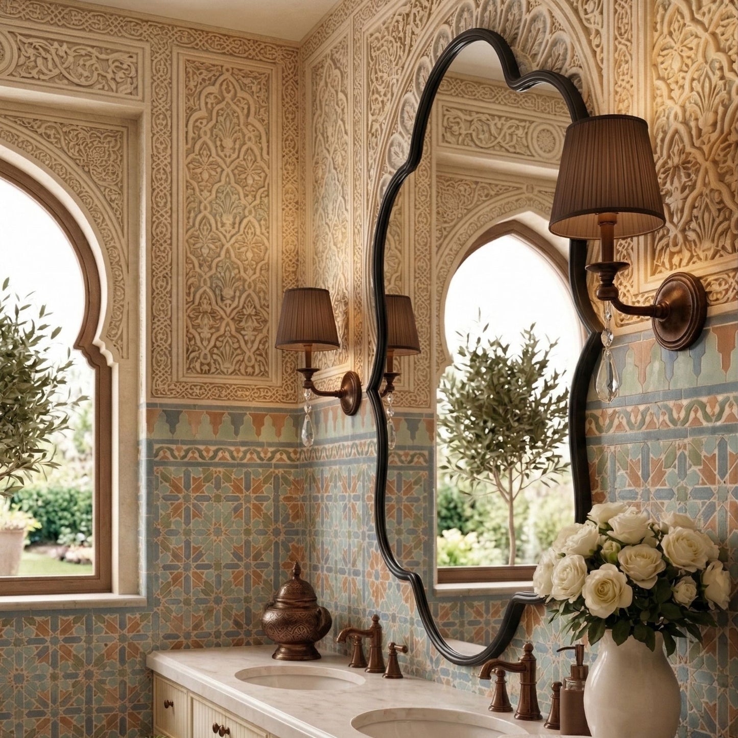 Casablanca Asymmetrical Wall Mirror