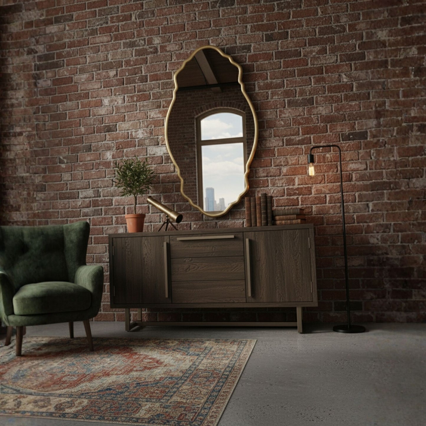 Foca Irregular Wall Mirror