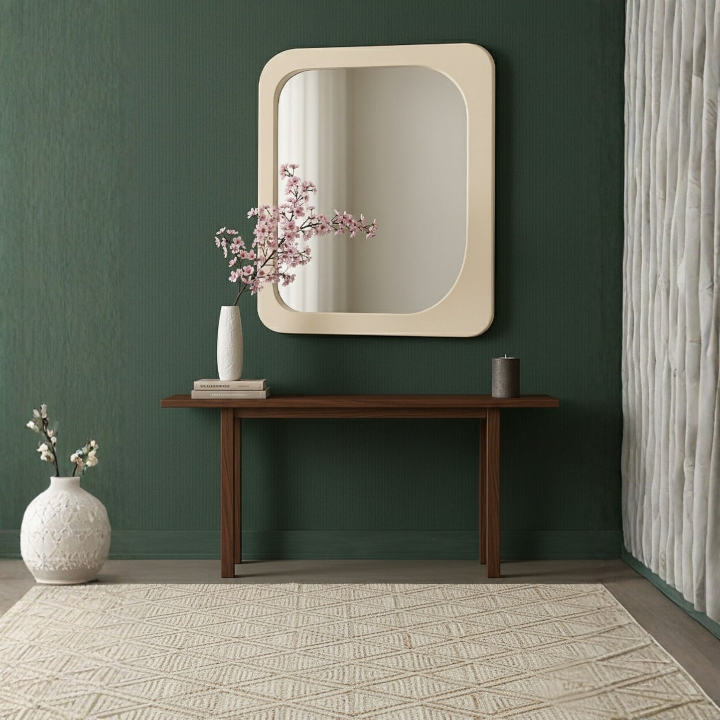 Balkan Asymmetrical Decorative Wall Mirror | Unique Design - Alpken
