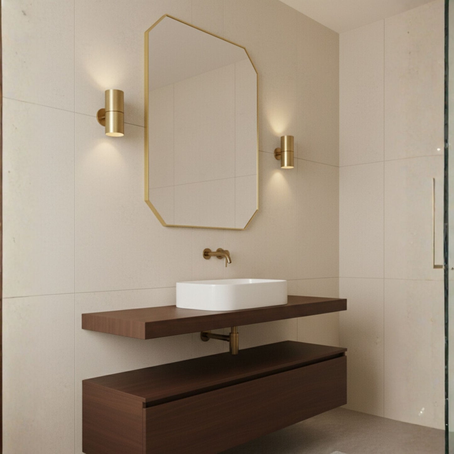 Octagonal Wall Mirror