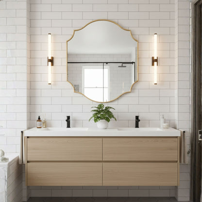 Lefke Asymmetrical Home Mirror