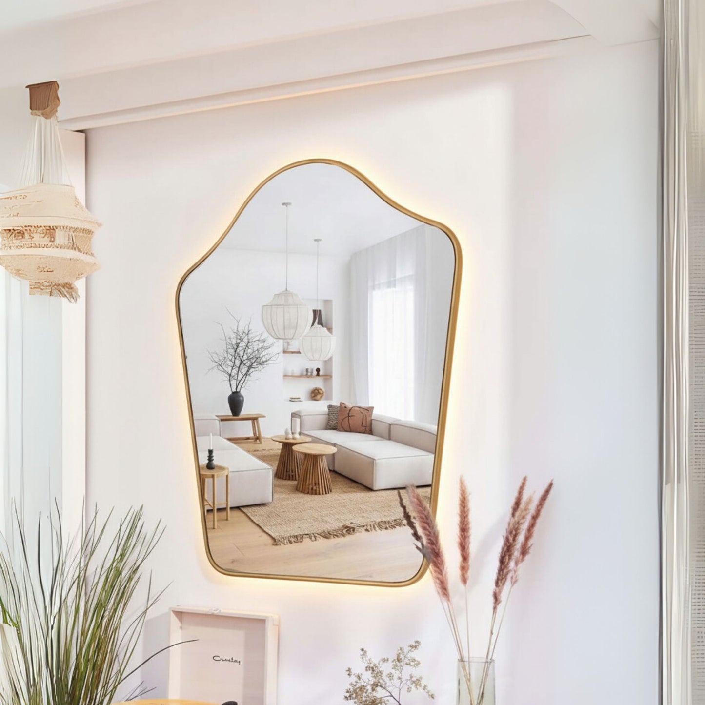 Asymmetrical J Mirror