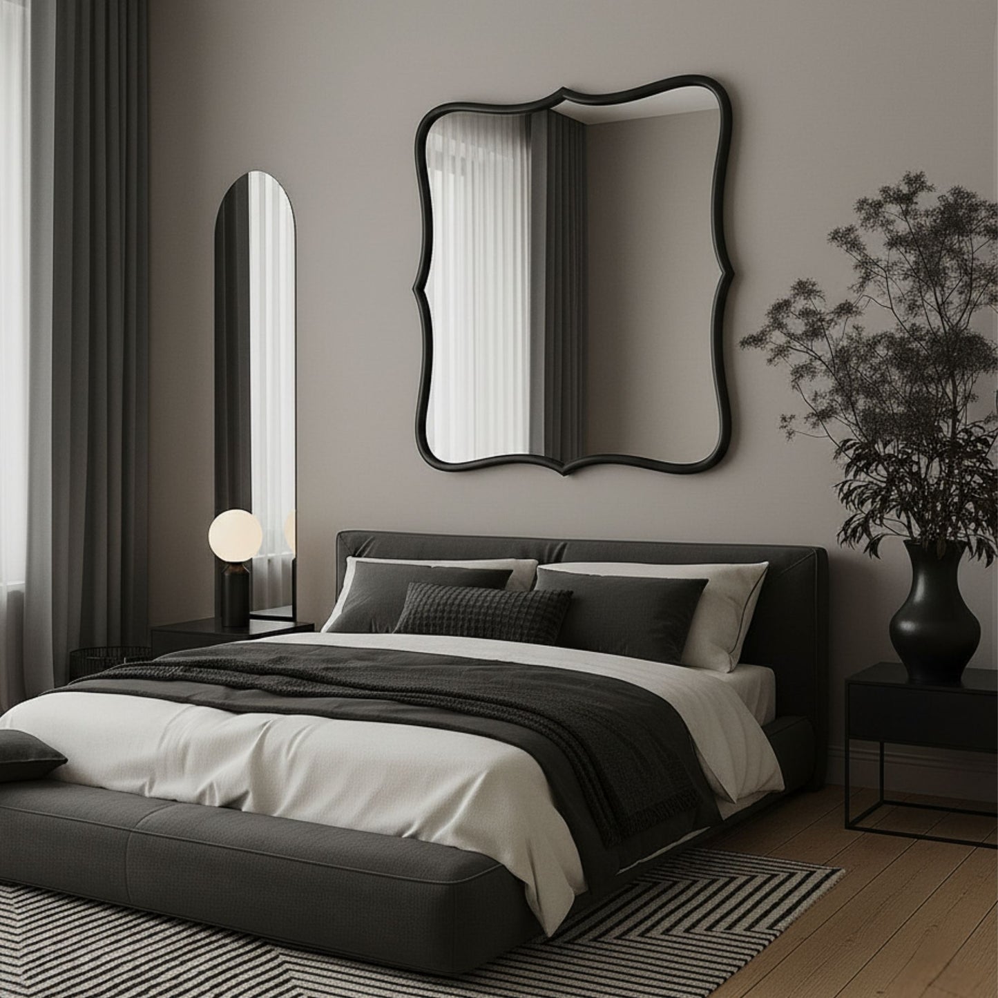 Ayvacık Asymmetrical Wall Mirror
