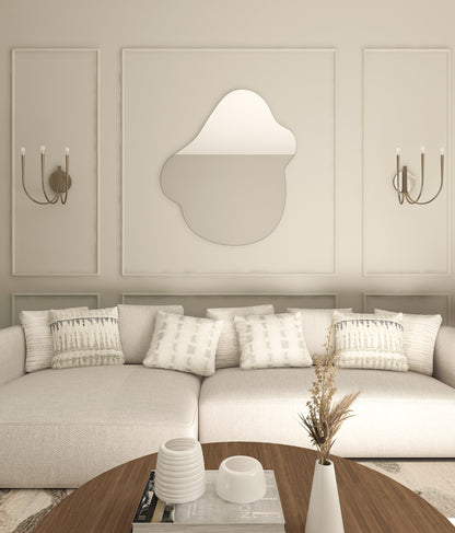 Irregular Wall Mirror Asymmetrical Interior Design Mirror