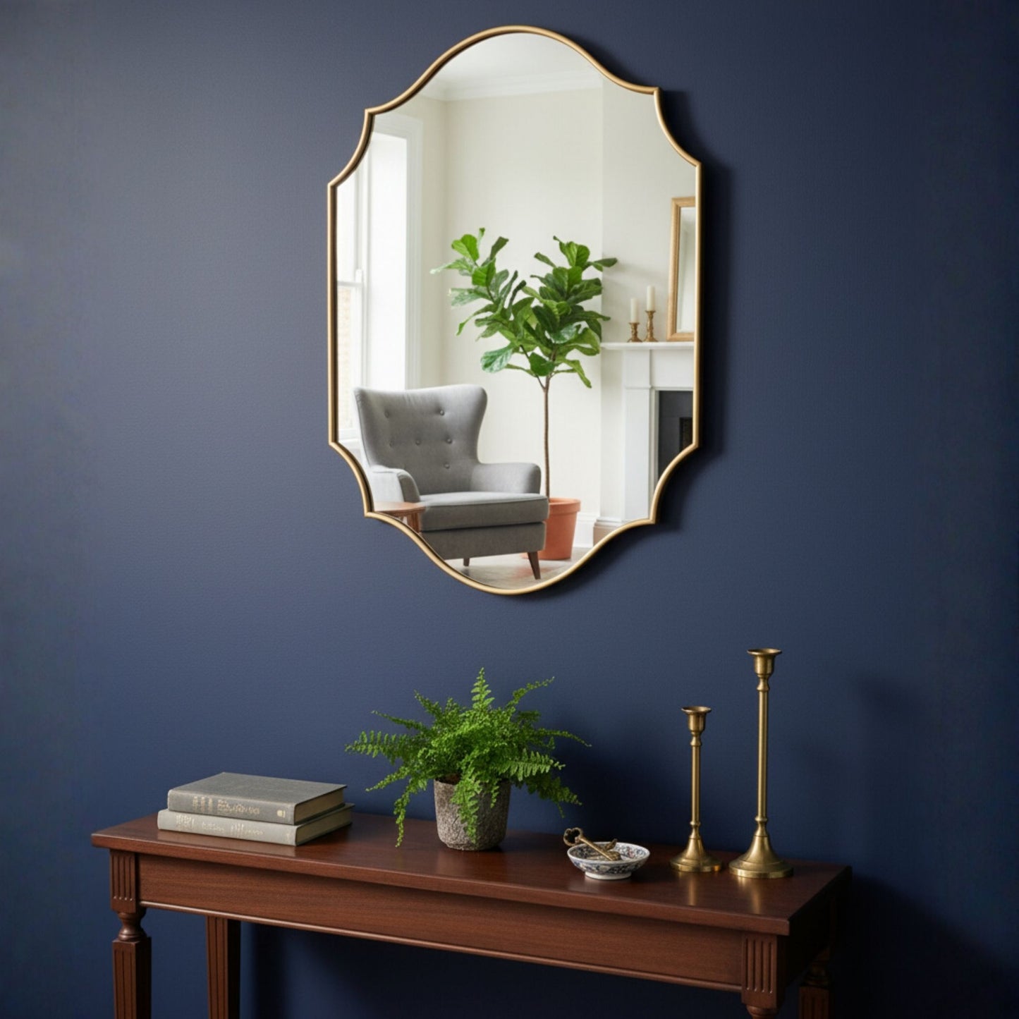 Lefke Asymmetrical Home Mirror