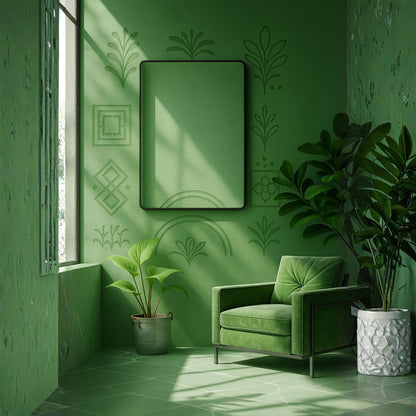 Rectangle Soft Detailed Wall Mirror