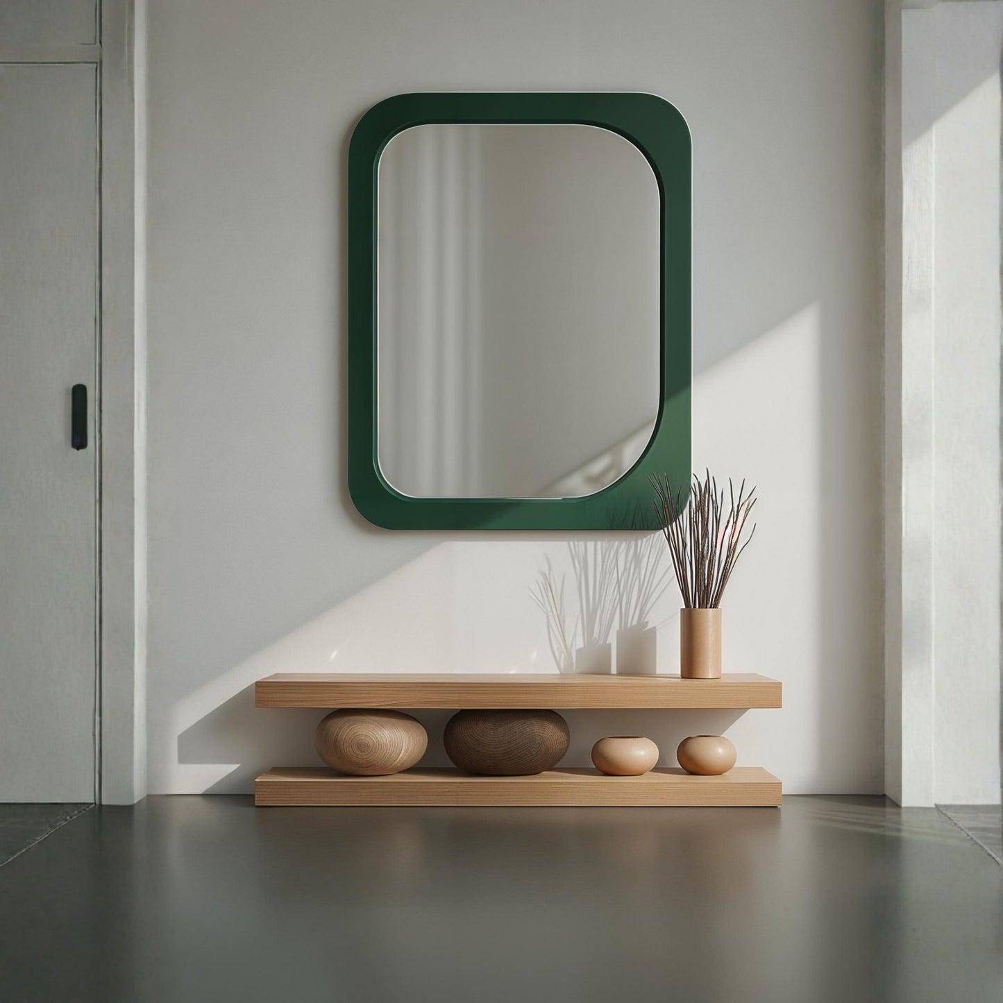 Balkan Asymmetrical Decorative Wall Mirror | Unique Design - Alpken