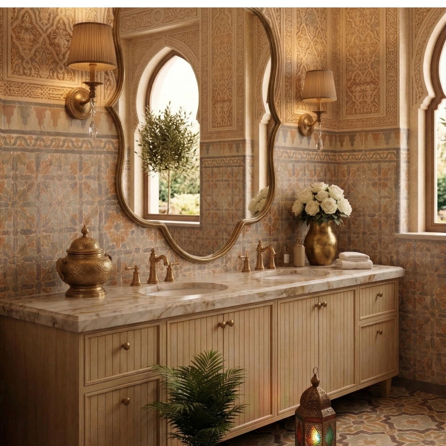 Casablanca Asymmetrical Wall Mirror