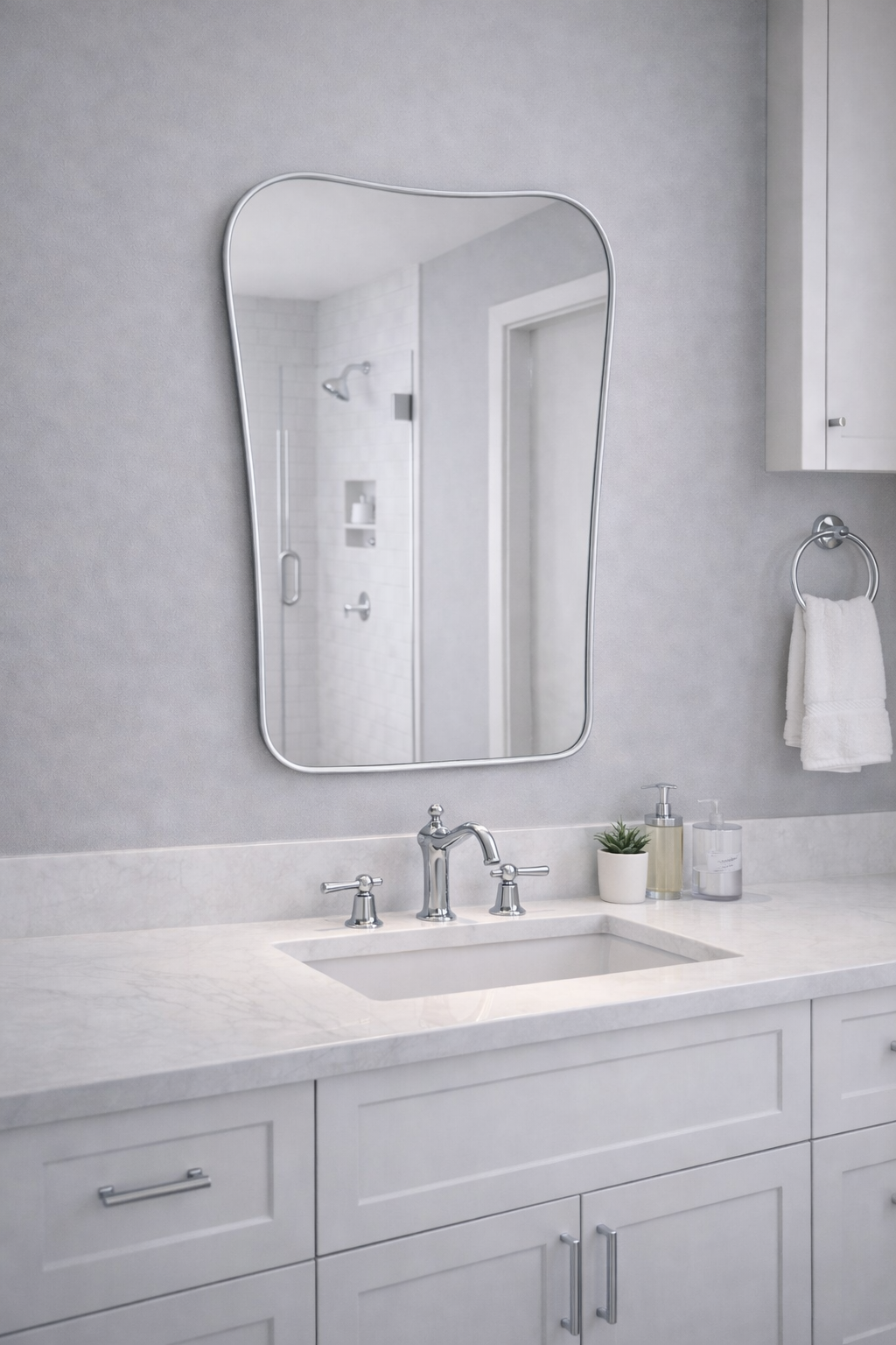 Butterfly Mirror - Unique Asymmetrical Wall Mirror | Alpken