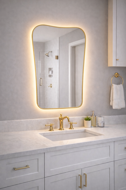 Butterfly Mirror - Unique Asymmetrical Wall Mirror | Alpken