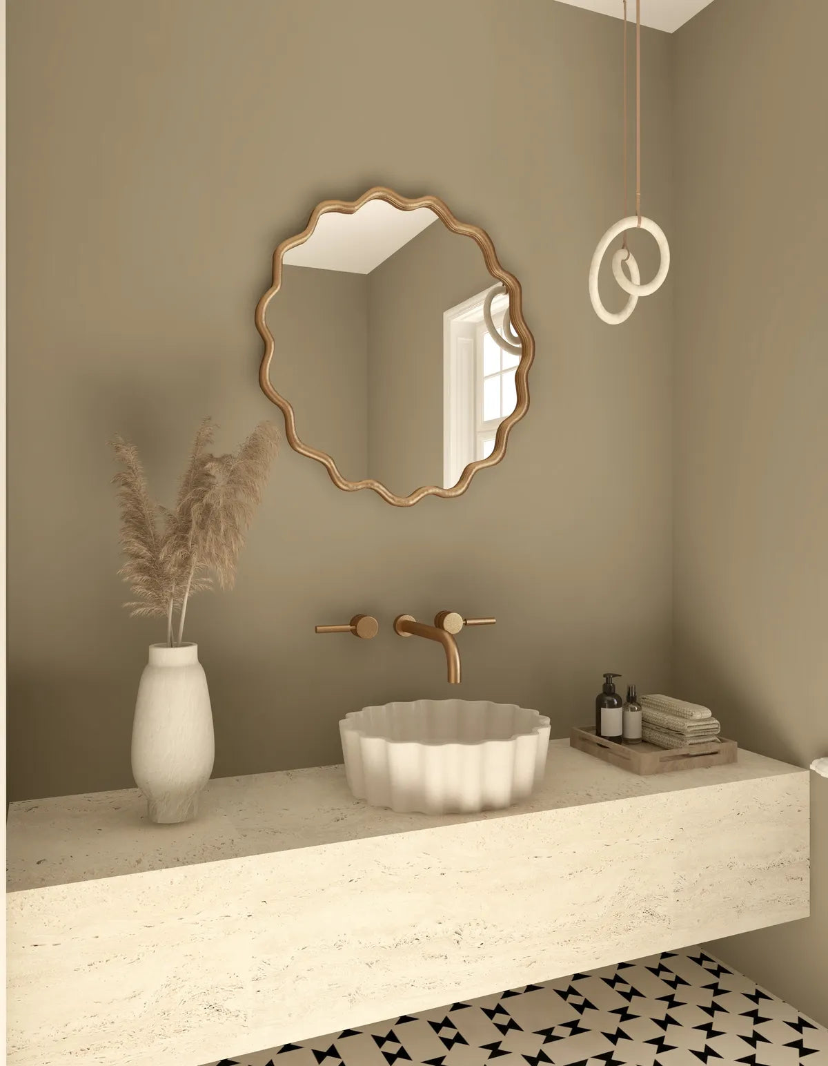 Orlando American Style Irregular Mirror