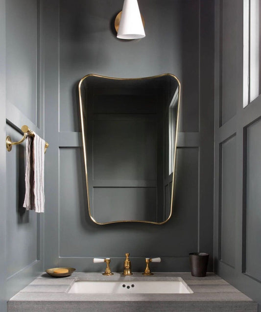 H Irregular Mirror Italian Style Asymmetrical Mirror