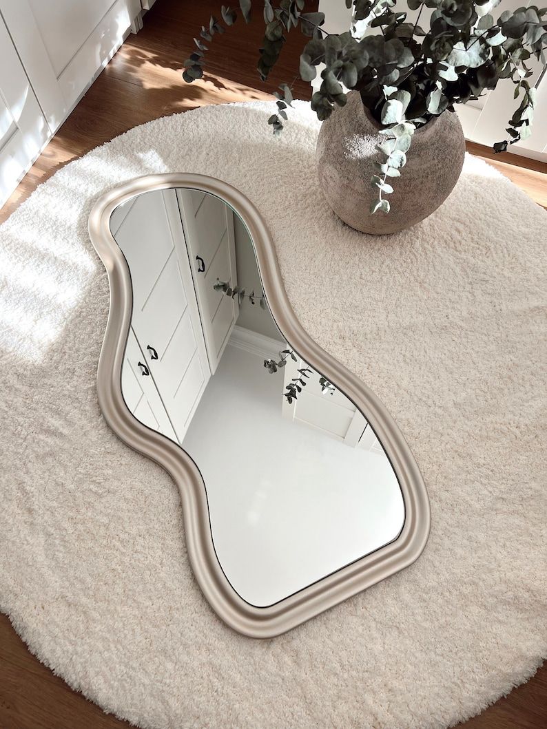 Sera Irregular Wavy Mirror