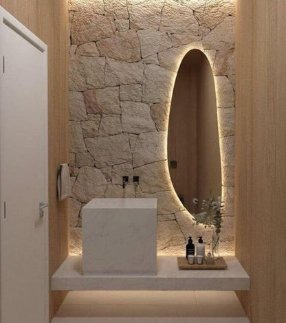 Cave Light Irregular Mirror