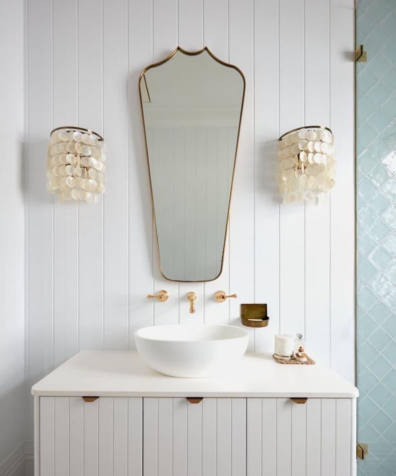 Itana Irregular Italian Style Bathroom Mirror