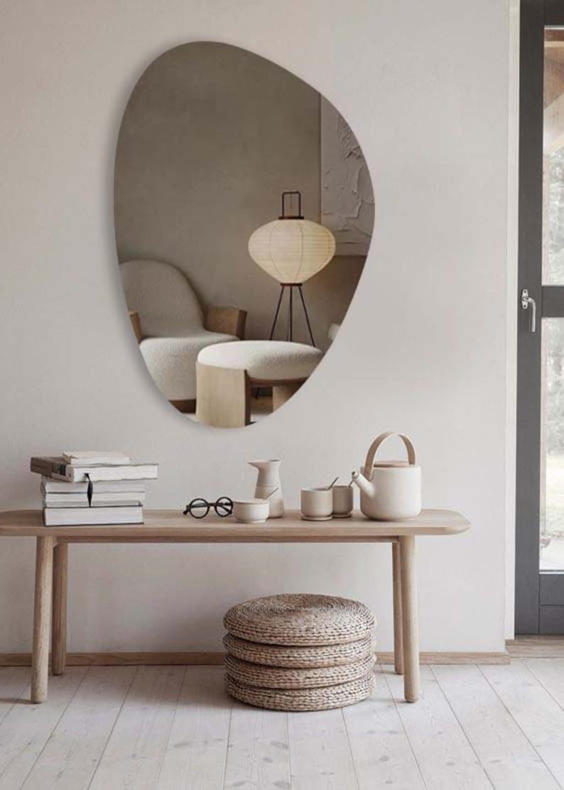 Zile Irregular Unique Modern Mirror