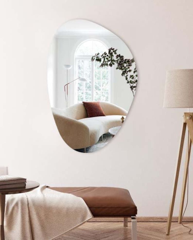 Zile Irregular Unique Modern Mirror