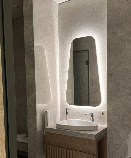 Alpi Irregular Bathroom Asymmetrical Home Mirror