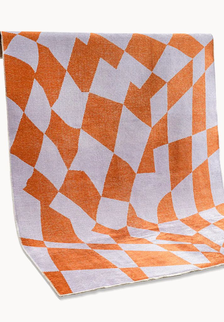 Tangerine Color Rug Tangerine Delight Rug - Vibrant Orange Area Rug | Alpken