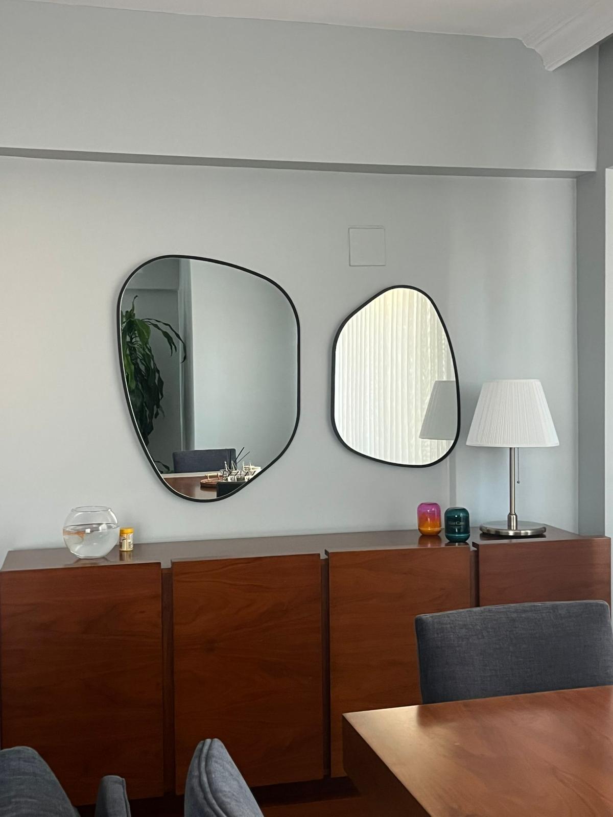 Aura Irregular Asymmetrical Mirror - Unique Aesthetic Design | Alpken