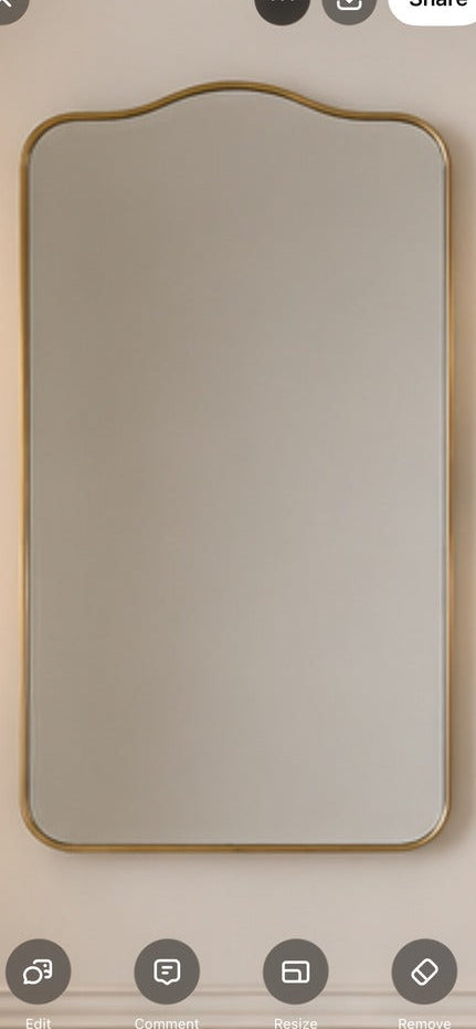Special Asymmetric Wall Mirror