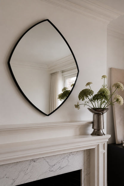 Organic Modern Mid Century Modern Wall Mirror