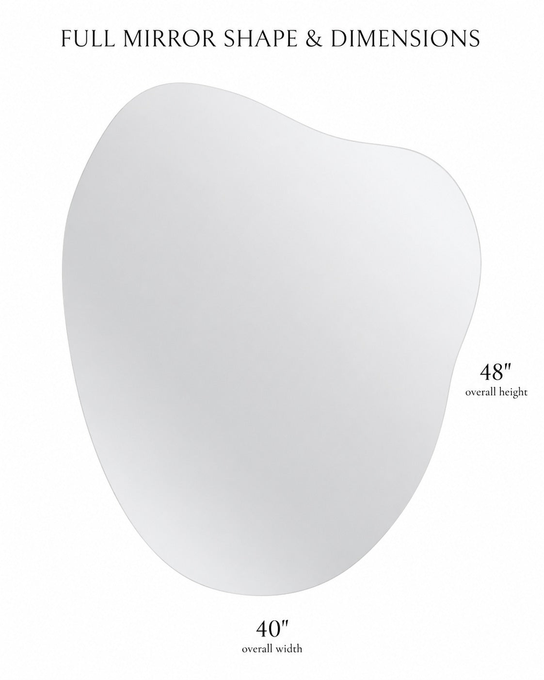 Special Framless Asymmetrical Mirror