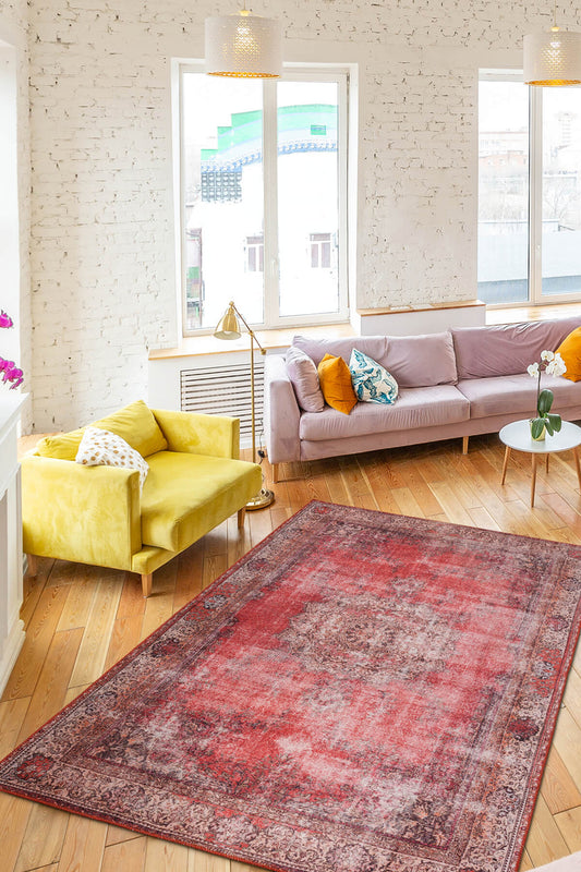 Red Vintage Rug