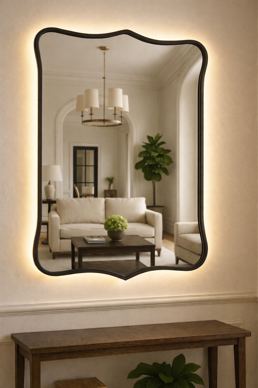 Ayvacık Asymmetrical Wall Mirror - Unique Irregular Design | Alpken