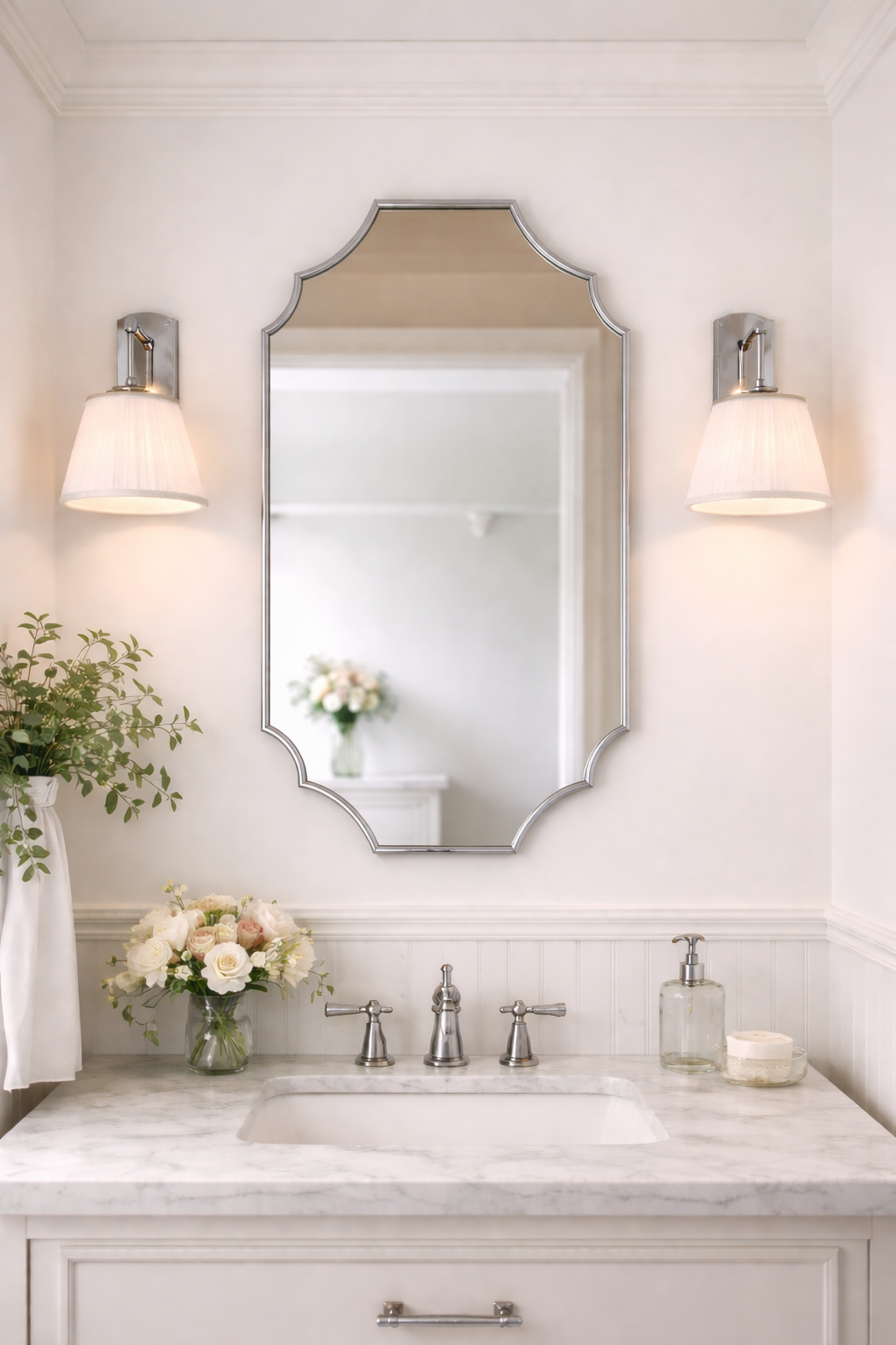 Royal Asymmetrical Wall Mirror - Luxury Irregular Design | Alpken