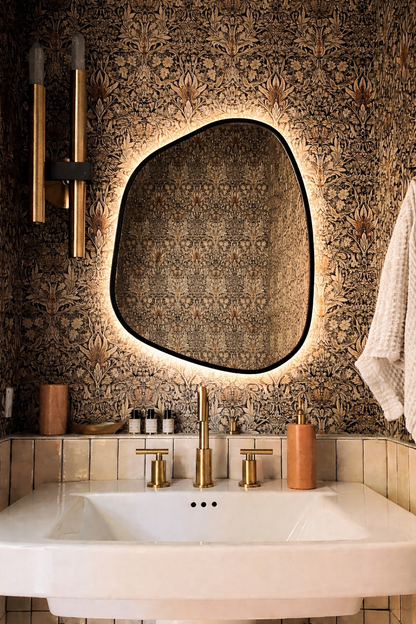 Aura Irregular Mirror Unique Aesthetic Asymmetrical Mirror