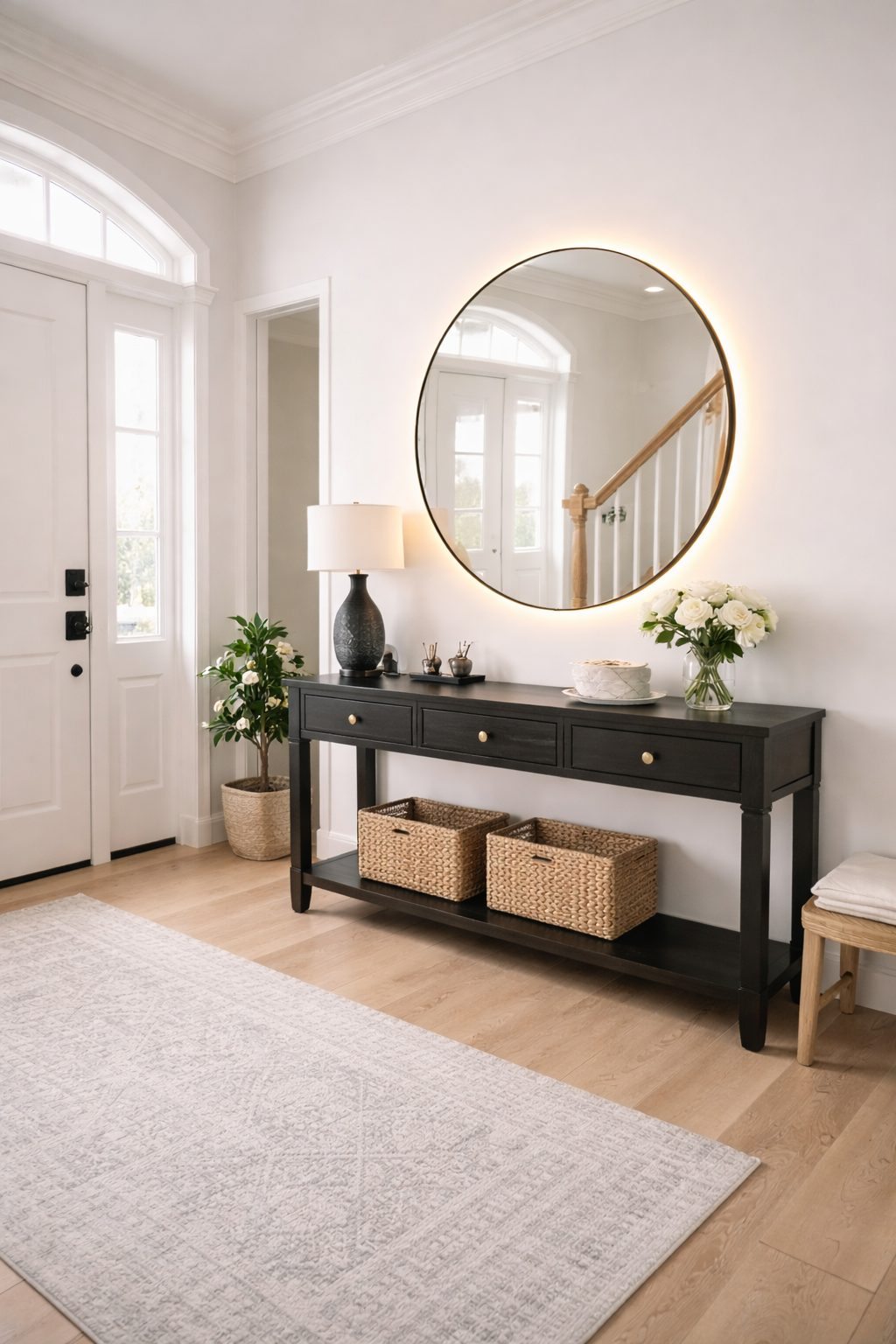 Circle Round Mirror Led Vanity Mirror