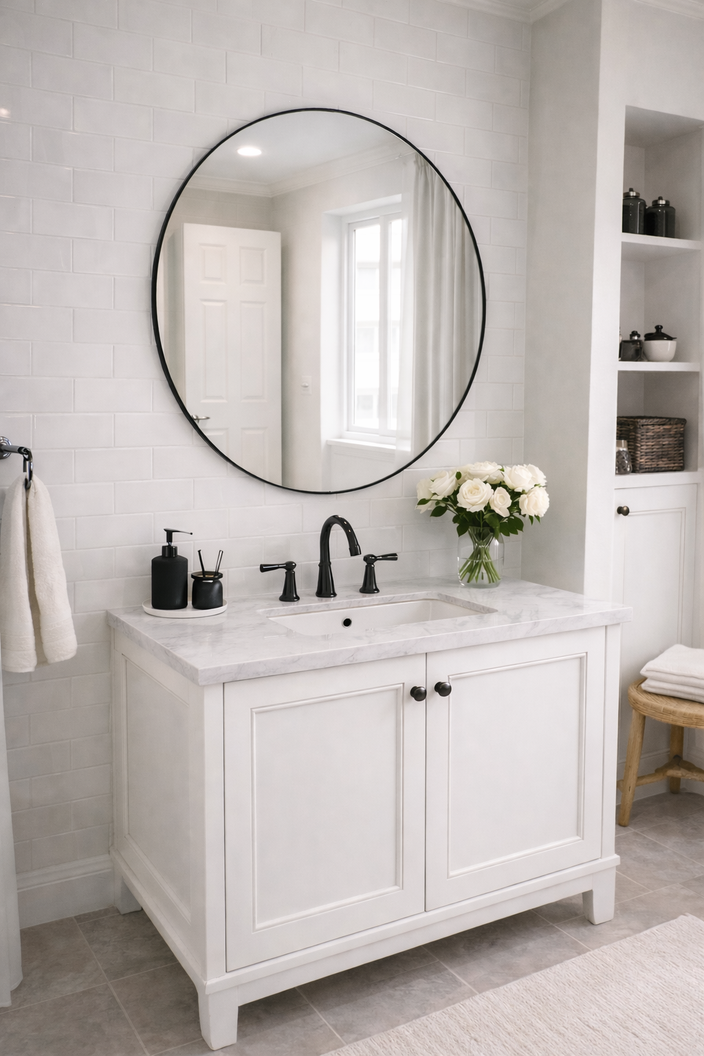 Circle Round Mirror Led Vanity Mirror