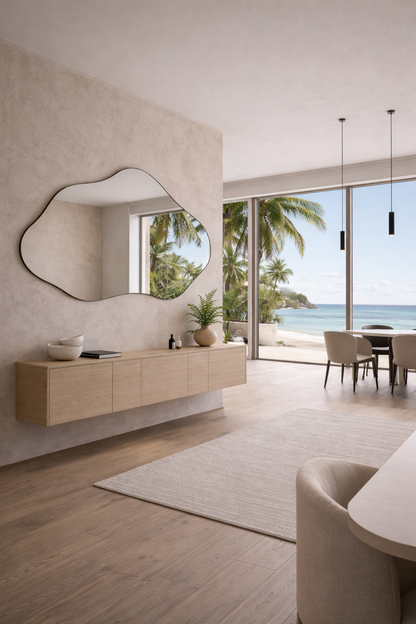 Bilbao LED Bathroom Mirror - Asymmetrical Irregular Wall Mirror