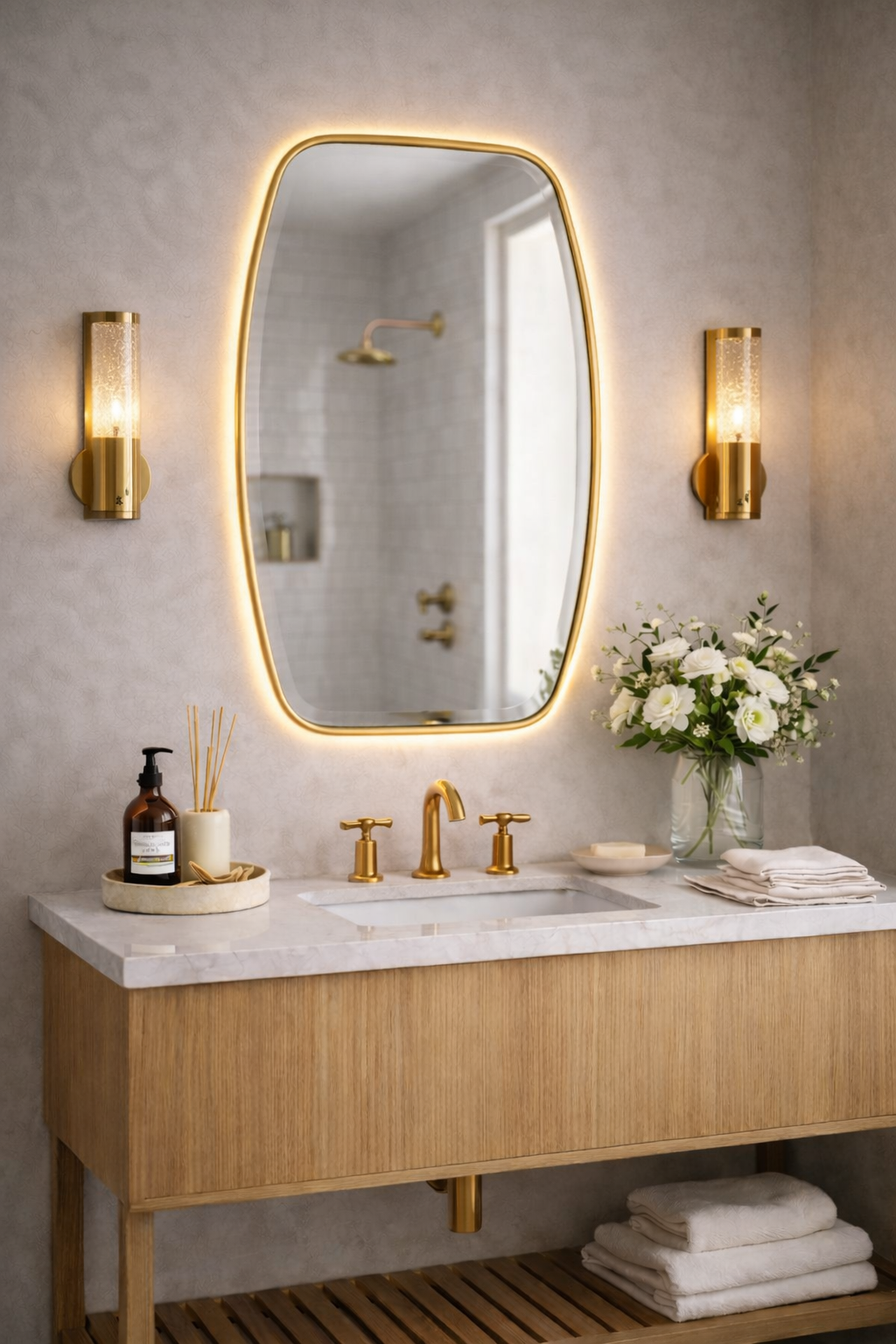 Katie Irregular Wall Mirror Asymmetrical Mirror