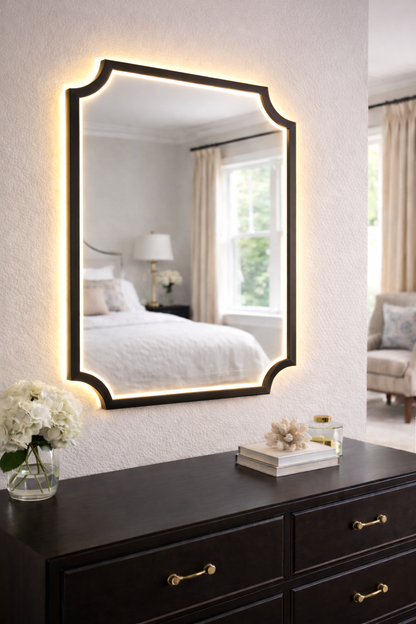 Rectangular Asymmetrical Mirror Aesthetic Irregular Mirror