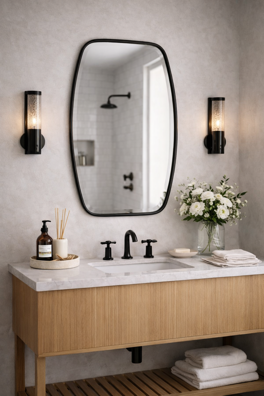 Katie Irregular Wall Mirror Asymmetrical Mirror