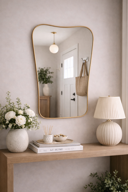 Butterfly Mirror - Unique Asymmetrical Wall Mirror | Alpken