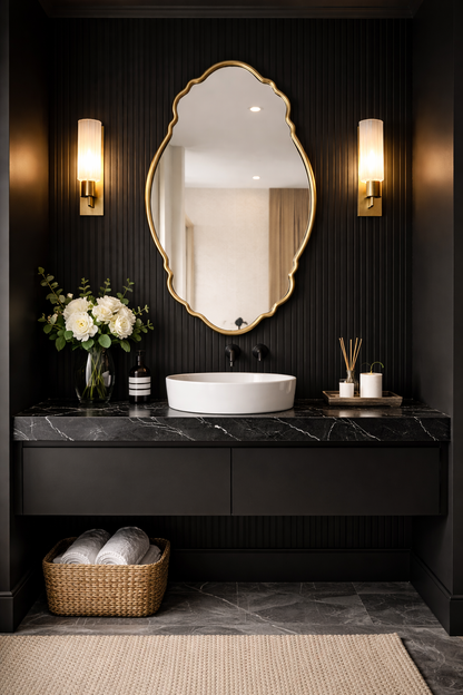 Foca Irregular Wall Mirror - Unique Asymmetrical Mirror | Alpken