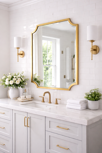 Rectangular Asymmetrical Mirror Aesthetic Irregular Mirror