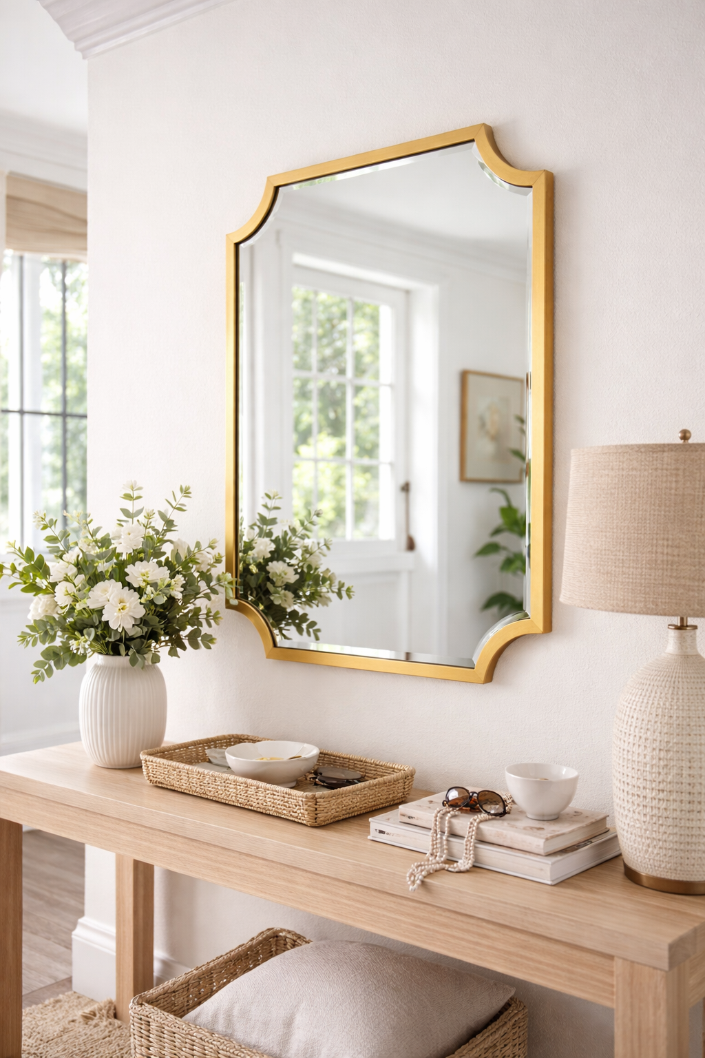 Rectangular Asymmetrical Mirror Aesthetic Irregular Mirror