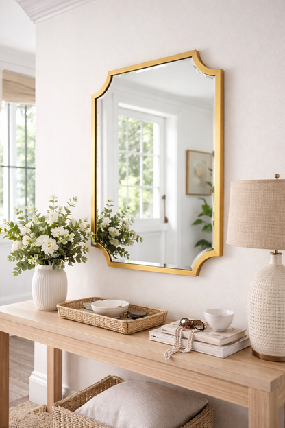 Rectangular Asymmetrical Mirror Aesthetic Irregular Mirror