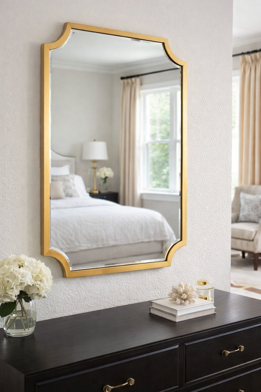 Rectangular Asymmetrical Mirror Aesthetic Irregular Mirror